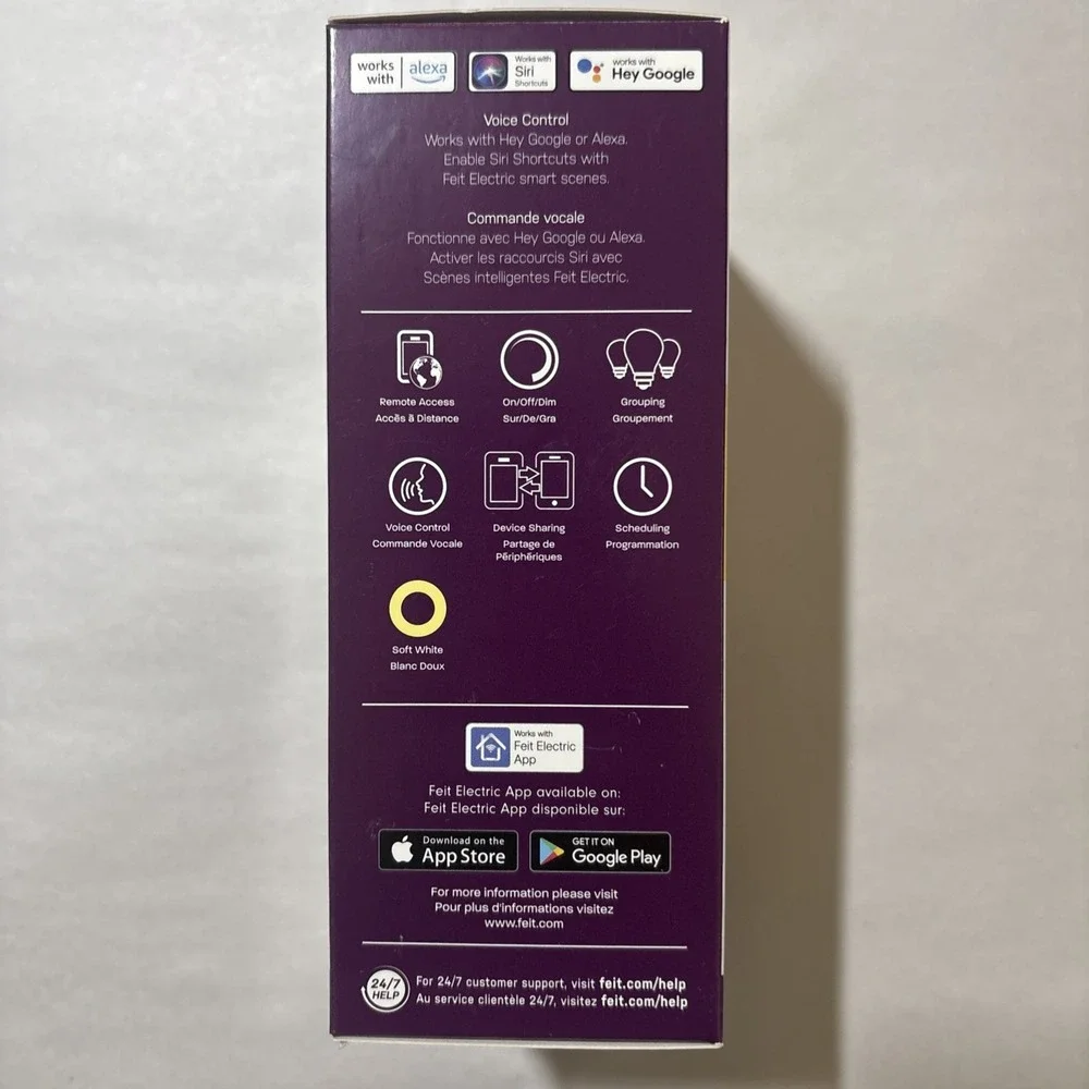 Feit Smart WiFi Bulb LED 60W Replacement Soft White 1pk A19